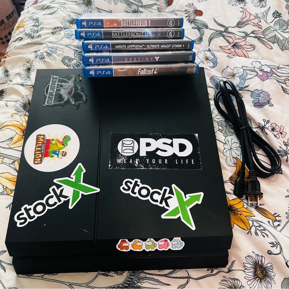 Sony PlayStation Console with Games - Black